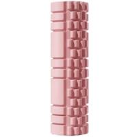 杜威克泡沫轴瑜伽柱狼牙棒肌肉放松腿部按摩滚轴轮器材粉45cm 双区泡沫轴45cm