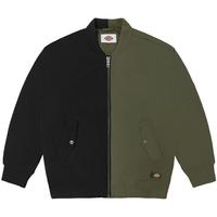 dickies夹克 百搭撞色拼接棉夹克 休闲保暖上衣010805 军绿色 L