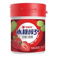 好丽友（orion）木糖醇口香糖清新口气无糖口香糖大罐装随身装 101g【草莓+青提+香瓜】