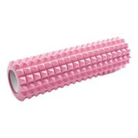 JOINFIT狼牙泡沫轴 肌肉放松按摩滚轴 训练瑜伽柱狼牙棒 粉色空心款/硬度70°