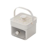 北美电器(ACA)冰块模具 冰格制冰盒 按压冰格制冰器 冻冰块 食品级冰块盒 【便携手提制冰器】单层25格-白