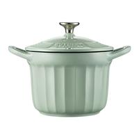 北鼎（Buydeem）珐琅锅焖煮小圆锅双耳铸铁锅炖锅16cm焖煮锅浅衫绿