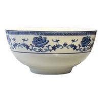 红叶（RL）国瓷景德镇陶瓷青花瓷饭碗饭盘家用陶瓷餐具鱼盘面碗汤碗 清芙蓉6寸面碗套组6头