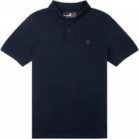 添柏岚（Timberland）POLO衫男 2025夏季户外运动上衣休闲纯棉半袖翻领T恤商务短袖 A24H2Z02/宝蓝色 (晒图退5) M (175/100A)