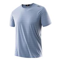 美津浓（MIZUNO）短袖t恤男士凉感冰丝夏季薄款户外白色青年小T恤速干衣 银灰 2XL  银白【2A72】