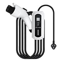 欧琳(OULIN)【小白】3.5kw随车充新能源适配于理想L7小鹏G6海豚缤果便携式充电枪桩器10米线【标准版丨有屏】