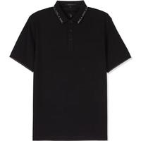 卡宾（CABBEEN）卡宾男装凉感抗菌速干POLO衫24夏LOGO刺绣 煤黑色 M