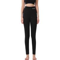 莫代尔德绒保暖无痕打底裤女秋冬高腰秋裤蚕丝羊毛修身打底裤棉毛裤线裤 德绒羊毛蚕丝高腰打底裤黑色 M【80-100斤】