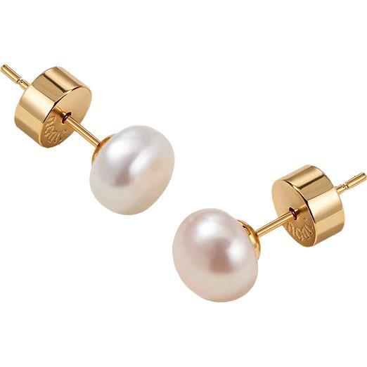 今日必买：阿吉豆 S925淡水珍珠耳钉