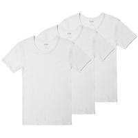 移动端、京东百亿补贴：宜而爽 短袖打底汗衫罗纹圆领T恤全棉3件装