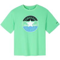 匡威Converse童装男女童夏季圆领t恤短袖休闲上衣 正黑色 150(M)  150 (M)