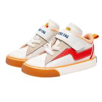 kids.ing儿童高帮板鞋春季男童校园小白鞋软底防滑女童鞋 黄色 大力薯条 31 适合脚长18.3-19.0cm