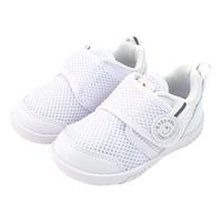 kids.ing可迪星幼儿园室内鞋春季网面透气运动休闲鞋小白鞋男女宝宝帆布鞋 白色 27 适合脚长16.3-16.8cm