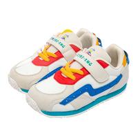 kids.ing儿童运动鞋春款男童女中大童跑步鞋阿甘鞋小童鞋校园休闲鞋 色剂碰碰米白 26 适合脚长15.3-15.9cm