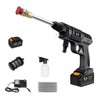 巨木洗车机高压锂电池家用无线电动洗车水枪大功率接矿泉水瓶洗车 600W 五节动力标准款