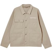 杰克·琼斯(JACK&JONES)25年男装多口袋外套男春夏工装风工程师夹克翻领休闲潮流短款外套 卡其色E11 常规 卡其色E11 XS