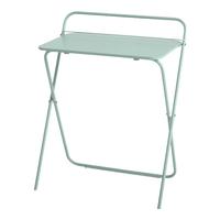 方兴未艾简易桌子折叠桌家用电脑桌免安装卧室桌子床边办公桌可移动 浅豆绿 70*44.5*75cm【大桌面升级加高】