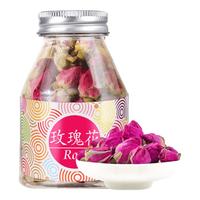 虎标中国香港品牌 花草茶 平阴重瓣玫瑰花30g/罐装【零食广场】