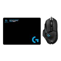罗技 G） G502 HERO主宰者游戏鼠标电竞鼠标有线RGB机械配重竞技FPS吃鸡宏cf男生 G502HERO 鼠标垫