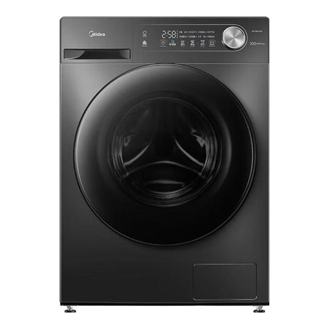 美的 简尚系列 MG120V36T 滚筒洗衣机 12kg 黑色