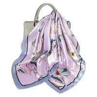 上海故事大方巾女士2025春季仿丝丝巾礼盒装 南法庄园 米黄 90cm*90cm