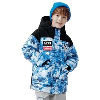 SNOWFLYING/雪中飞 迷彩字母印花 儿童羽绒服