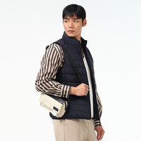 坦博尔羽绒服男羽绒马甲时尚立领短款保暖外套马甲TA231001 释青蓝 180/96A