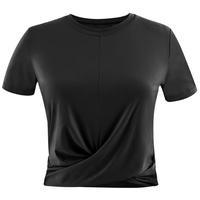 骆驼 CAMEL【冰感透气】运动短袖女t恤2025春夏露腰短款百搭跑步瑜伽服