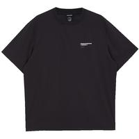 杰克·琼斯（JACK&JONES）男装夏季男士略宽松版型字母胶印设计休闲圆领短袖T恤224201190 黑色E41 常规 黑色E41 S