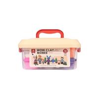 mobee 超轻粘土彩泥 12色 收纳箱 无毒橡皮泥 儿童手工DIY玩具