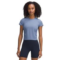 露露乐蒙lululemon丨All It Takes 女士运动 T 恤 *Nulu™ LW3HVCS 绿洲蓝 S /6