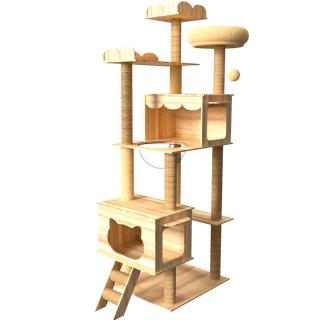 乐妃豪华大型猫爬架猫窝猫树一体猫咪城堡猫架子猫别墅玩具