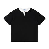 【纯棉】JNXS美式抗菌速干假两件短袖T恤夏季国潮宽松半袖t