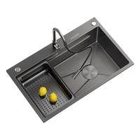 惠达（HUIDA）蜂窝纳米水槽大单槽洗菜盆一体盆不锈钢厨房水槽洗碗槽洗菜池DW38