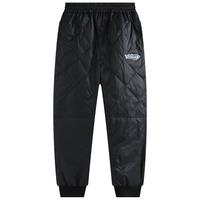 迪士尼（DISNEY）童装男女童羽绒长裤梭织耐磨白鸭绒蓬松裤子23冬DB341ME16黑150 碳黑（拼接款/80绒）