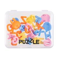 得力纽赛(NUSIGN)puzzle按动中性笔配件 26个字母+6个可爱动物颗粒 适配货号NS888/NS888-1 32个/盒NS889 【配件】26字母+6动物颗粒