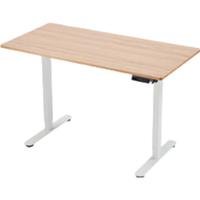 网易严选单电机电动升降桌电脑桌 工作台学习桌写字桌书桌办公桌电竞桌子 原木色【1.4m*0.6m】