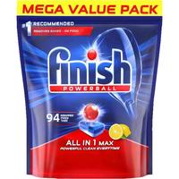 亮碟（finish）亮碟finish洗碗凝珠洗碗块洗碗机洗涤剂洗碗粉盐漂洗剂三合一 水溶膜三合一洗碗块柠檬味94颗