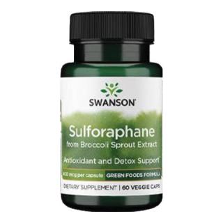  SWANSON/斯旺森 强化免疫调节肺部氧化族群 西蓝花萝卜硫素提取物胶囊  0.051kg 瓶装 60粒