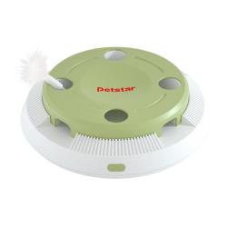 PETSTAR 抓地鼠机墨绿智能猫玩具自嗨解闷猫咪用品自动逗猫棒