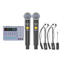  iSK/声科 无线动圈麦克风套装+飞利浦3020C声卡+isk无线耳机