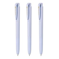 uni 三菱 UMN-155NC按动中性笔 0.5mm考试用笔（替芯UMR-85N）冰霜蓝杆黑芯 3支