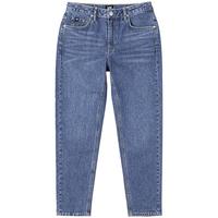 李 Lee25春夏413标准高腰小直脚中蓝色女牛仔裤 中蓝色 29 