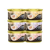 京东百亿补贴：希宝 全价成猫主食罐头混合口味70g*6罐