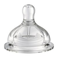 欧贝妮（oberni)奶瓶硅胶奶嘴 适合贝亲宽口径奶瓶配件仿真母乳新生儿 十字（变流量， 适合1岁以上） 2个装