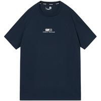 乔丹QIAODAN运动短袖t恤男夏季休闲透气短袖上衣宽松T恤衫 新星蓝 3XL