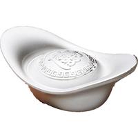 招矿 9999足银元宝 实心银元宝 足银元宝银摆件 长翅款 200克【长翅】银元宝配木盒