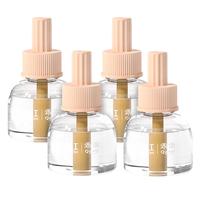 彩虹 RAINBOW 电热蚊香液驱蚊液补充装乖乖母婴可用无香型(灭蚊液)加热器套装 【补充装】4瓶(240晚)