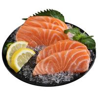 哆鲜生 挪威三文鱼 现切冰鲜法罗大西洋鲑 刺身生吃鱼片鱼类拼盘 【挪威精选中段净肉】 300g 【三文鱼精选中段净肉】 400g