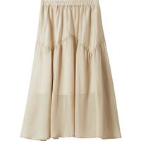 茵曼（INMAN）半身裙女夏季休闲百搭蓬蓬裙18322|205 浅卡其 XL